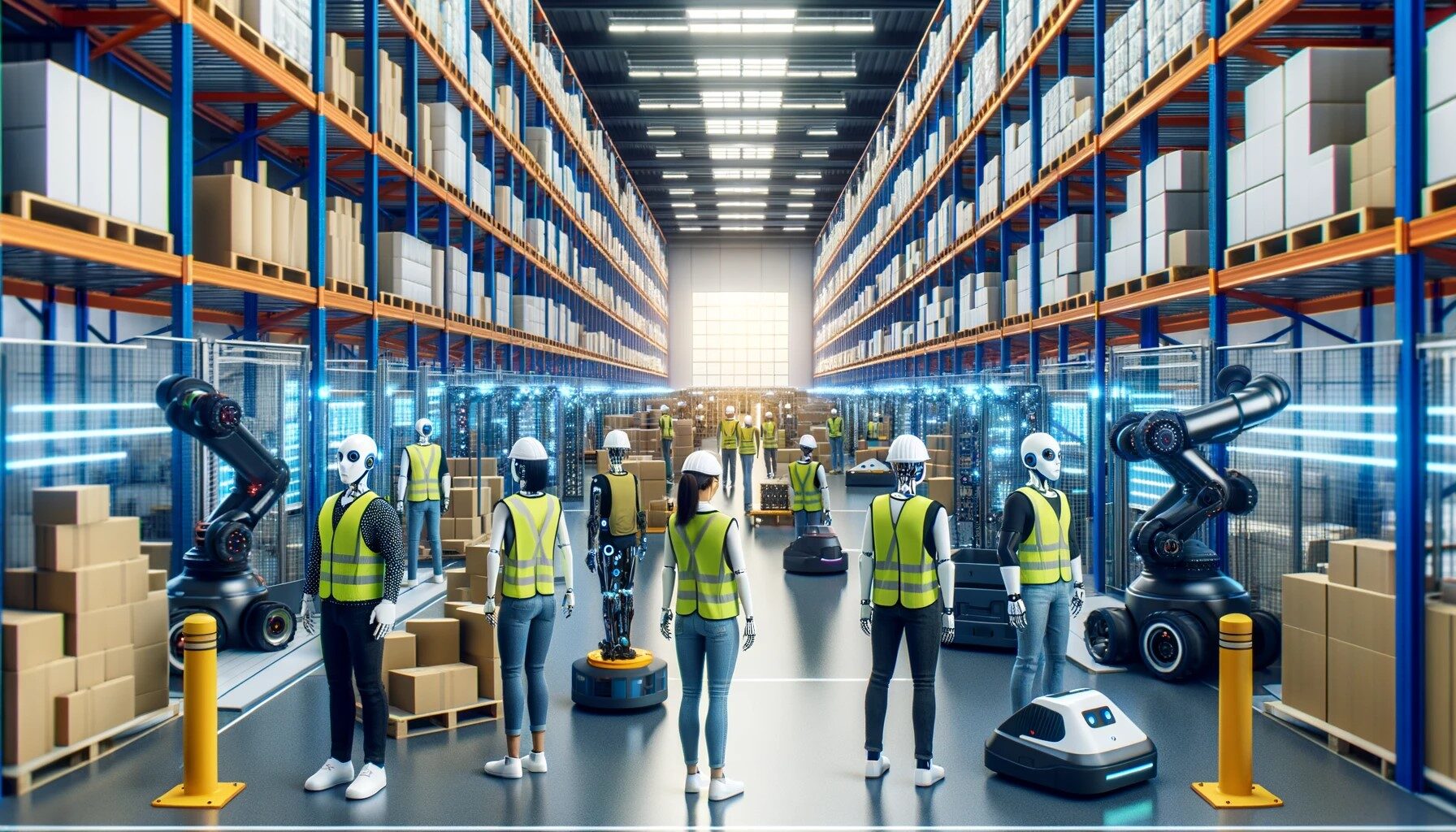 Läget inom lagerhantering: En synergi av AI, robotik och mänsklig expertis